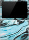 Aqua Blue Marble Ink Surface Pro (2017) Skin